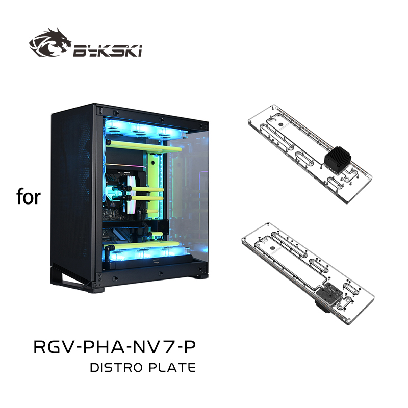 Bykski RGV-PHA-NV7-P – акрилов – обзор и цена Distro Plate Ddc Pump Combo