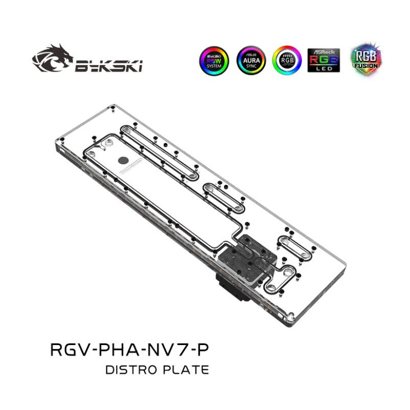 Bykski RGV-PHA-NV7-P – акрилов – обзор и цена Distro Plate Ddc Pump Combo
